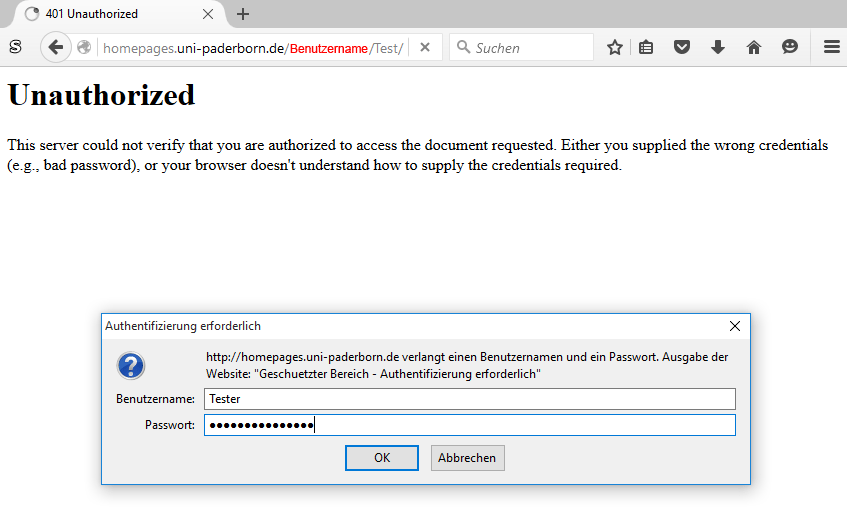 Screenshot Typo3 htaccess Aufruf.gif