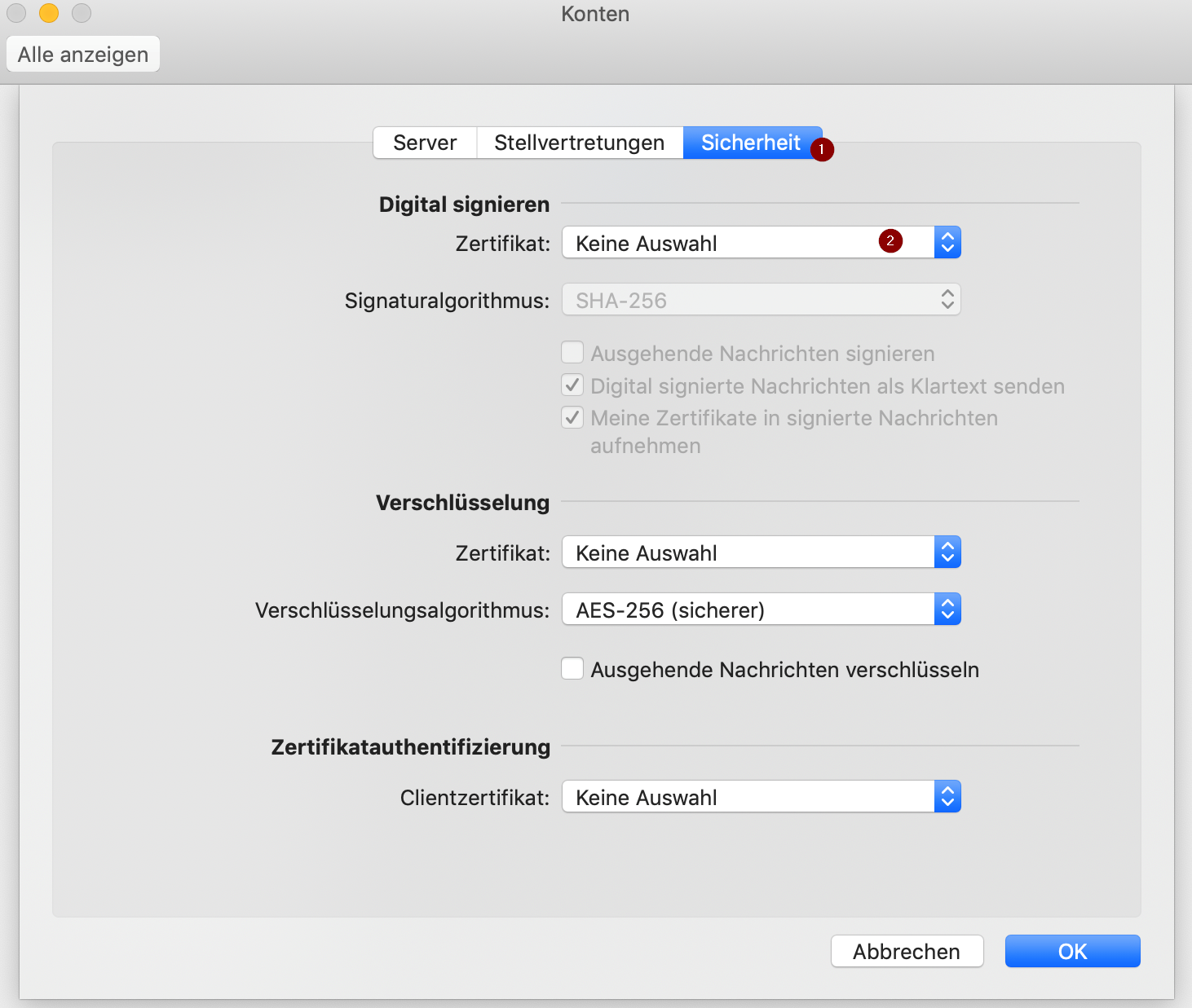 E-Mail SSL-Zertifikate einbinden in Outlook 2019 (macOS 10.14) (6).png