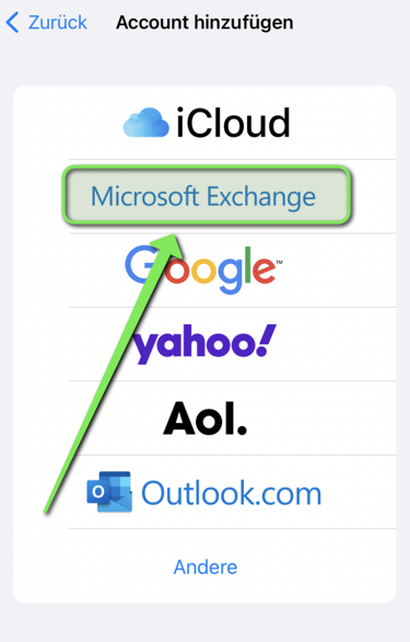 Exchange einrichten in iOS 02.png