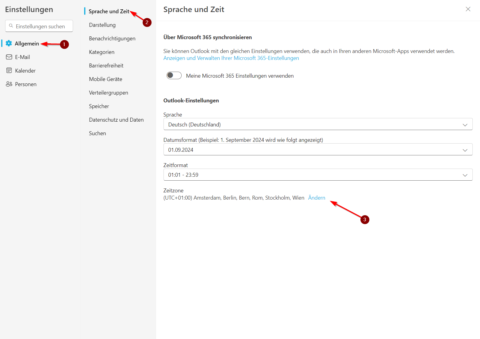 Microsoft 365 - Zeitzone einstellen-5.png