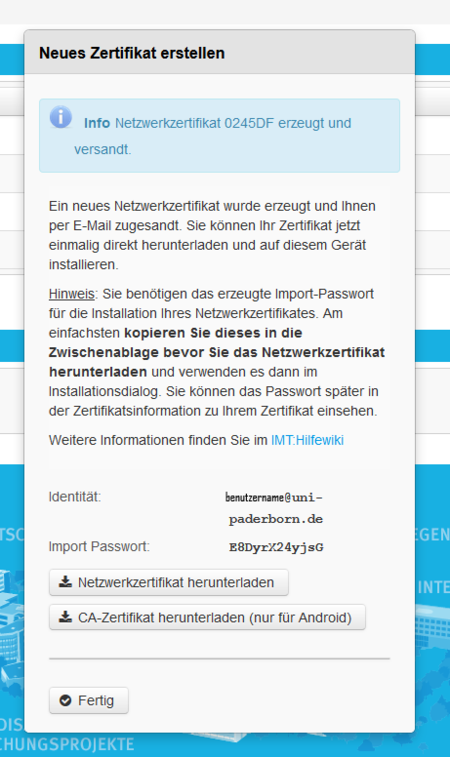 Netzwerkzertifikat passwort generierung.PNG