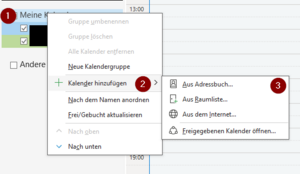 Exchange Kalendergruppe einbinden 1.png